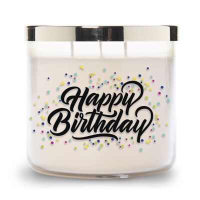 Happy Birthday scented candle - 411g