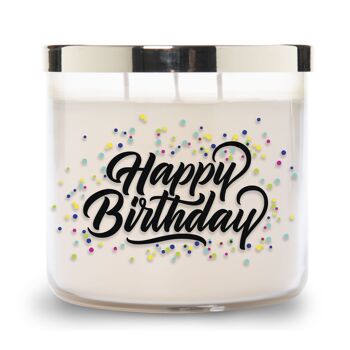 Bougie parfumée Joyeux Anniversaire - 411g 1