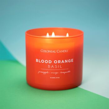 Bougie Parfumée Orange Sanguine Basilic - 411g 3