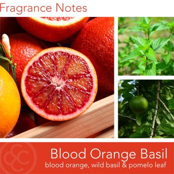 Bougie Parfumée Orange Sanguine Basilic - 411g 4