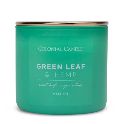 Scented candle Green Leaf Hemp - 411g