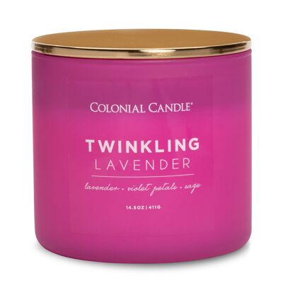 Bougie parfumée Twinkling Lavande - 411g