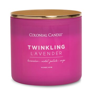 Bougie parfumée Twinkling Lavande - 411g 1