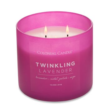 Bougie parfumée Twinkling Lavande - 411g 3