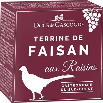 Pheasant terrine with grapes