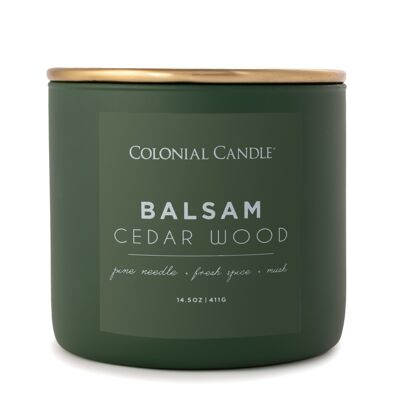 Balsam & Cedarwood Scented Candle - 411g