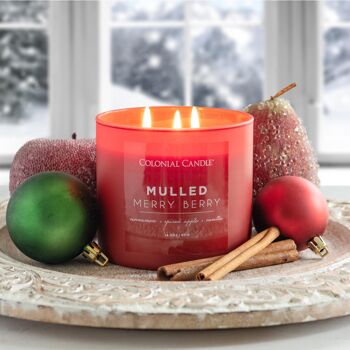 Bougie parfumée Mulled Merry Berry - 411g 2