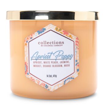 Bougie parfumée Fête des Mères Coquelicot Abricot - 411g 1