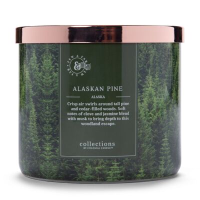 Bougie parfumée Pin d'Alaska - 411g