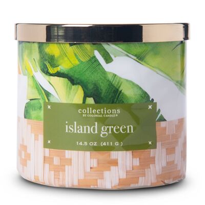 Vela perfumada Isla del Trópico Verde - 411g