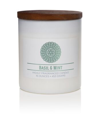 Bougie parfumée Basilic & Menthe - 453g 1