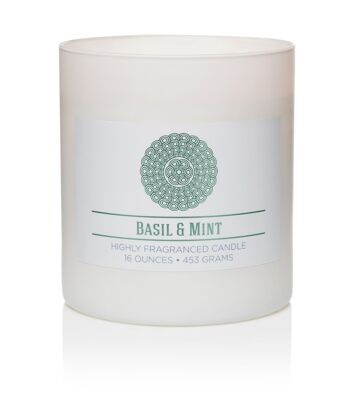 Bougie parfumée Basilic & Menthe - 453g 2