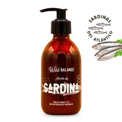 Olio di sardina del Mare del Nord - 250 ml