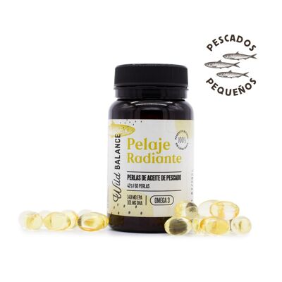 Pelaje Radiante - 60 cápsulas Omega 3