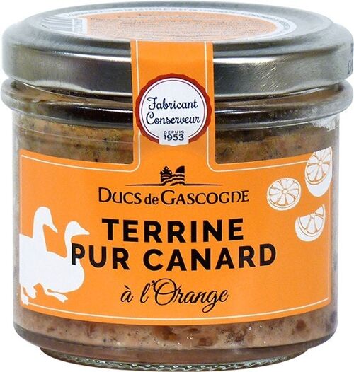 Terrine Pur Canard à l'orange - 90g