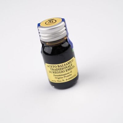 Einzeldosis-Menge mit traditionellem Balsamico-Essig aus Reggio Emilia DOP GOLD Stamp 10 ml