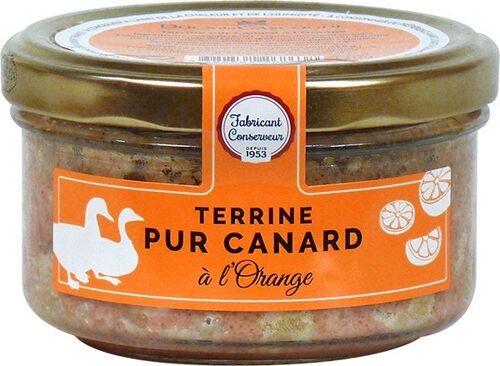 Terrine Pur Canard à l'orange - 130g