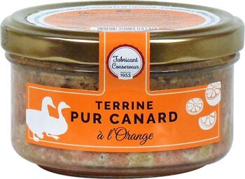 Terrine Pur Canard à l'orange - 130g 1