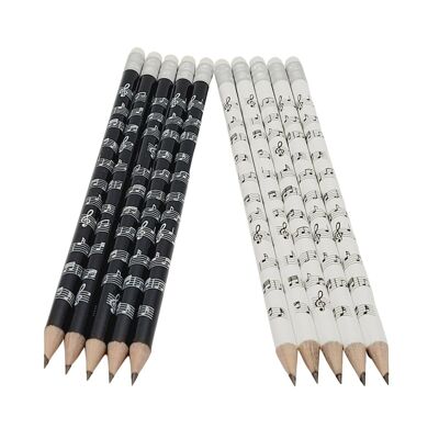 Staff pencils with eraser