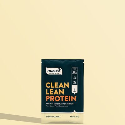 Bustine di proteine magre pulite - Bustina singola (1 porzione) - Vaniglia liscia