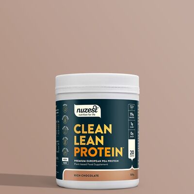 Clean Lean Protein - 500g (20 Porciones) - Chocolate Rico