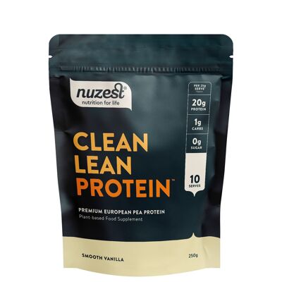 Sauberes mageres Protein - 250 g (10 Portionen) - Glatte Vanille