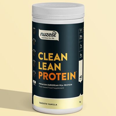 Sauberes mageres Protein - 1 kg (40 Portionen) - Glatte Vanille
