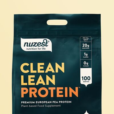 Proteine magre pulite - 2,5 kg (100 porzioni) - Vaniglia liscia