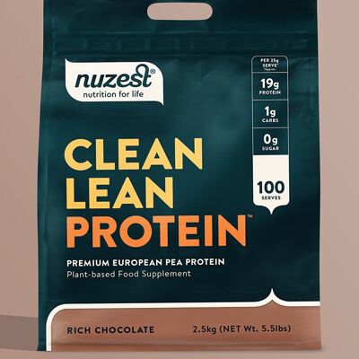 Proteine magre pulite - 2,5 kg (100 porzioni) - Cioccolato ricco