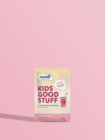 Kids Good Stuff - Sachet individuel 15g (portion individuelle) - Fraise des bois 1