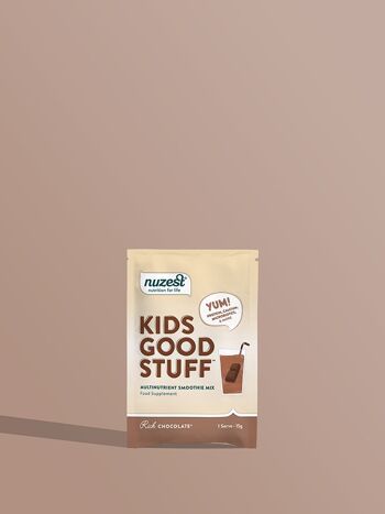 Kids Good Stuff - Sachet individuel 15g (portion individuelle) - Chocolat riche 1