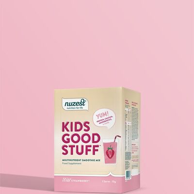 Kids Good Stuff - Boîte de 10 (10 Portions) - Fraise des Bois