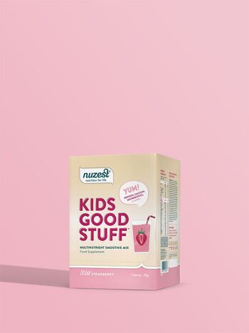 Kids Good Stuff - Boîte de 10 (10 Portions) - Fraise des Bois 1