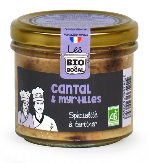 Tartinable de Cantal aux myrtilles