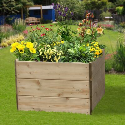 Square Raised Bed 45 cm High, 60 x 60cm