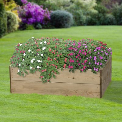 Rectangular Raised Bed 30 cm High, 60 x 90cm