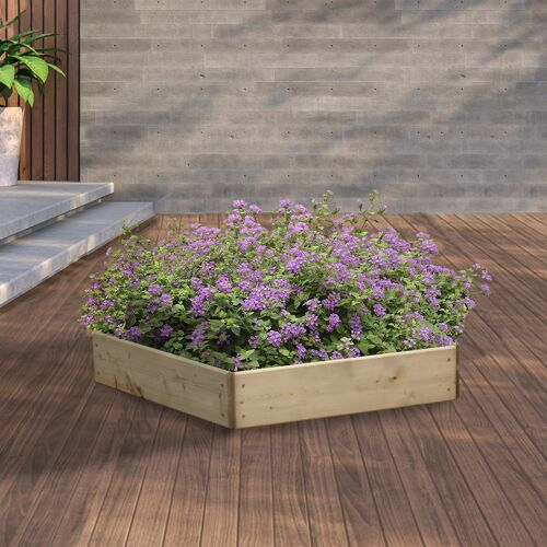 Pentagonal Raised Bed 15 cm High, 60cm each side