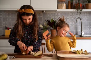 Träkniv - Couteau de sécurité en bois pour enfants naturels 4