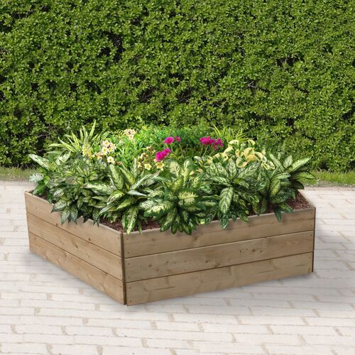 Pentagonal Raised Bed 45 cm High, 120cm each side