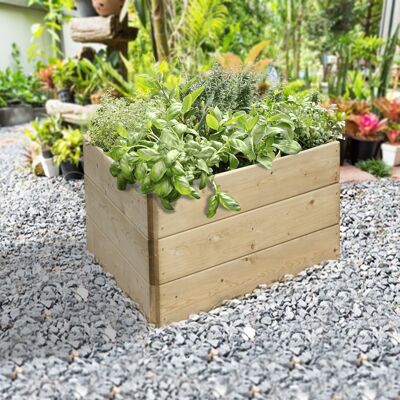 Triangular Raised Bed 45 cm High, 90cm each side