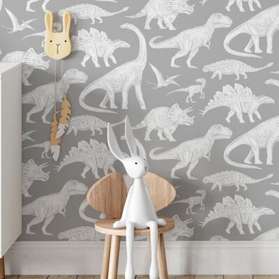 Wallpaper | Dino Grey