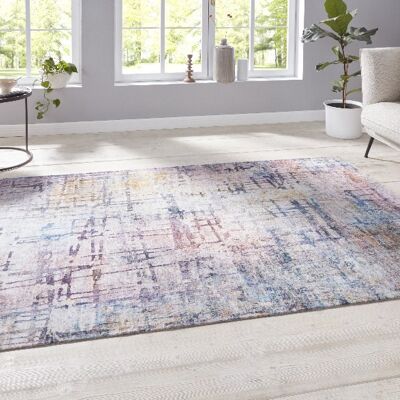 Tapis Design Oriental Contemporain Pastel