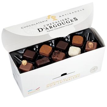 BALLOTIN 36 CHOCOLATS - CHOCOLAT NOIR, LAIT, BLANC 1