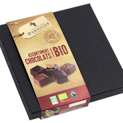 PRESTIGE BOX 16 ORGANIC/FAIR TRADE CHOCOLATES - DARK CHOCOLATE, MILK
