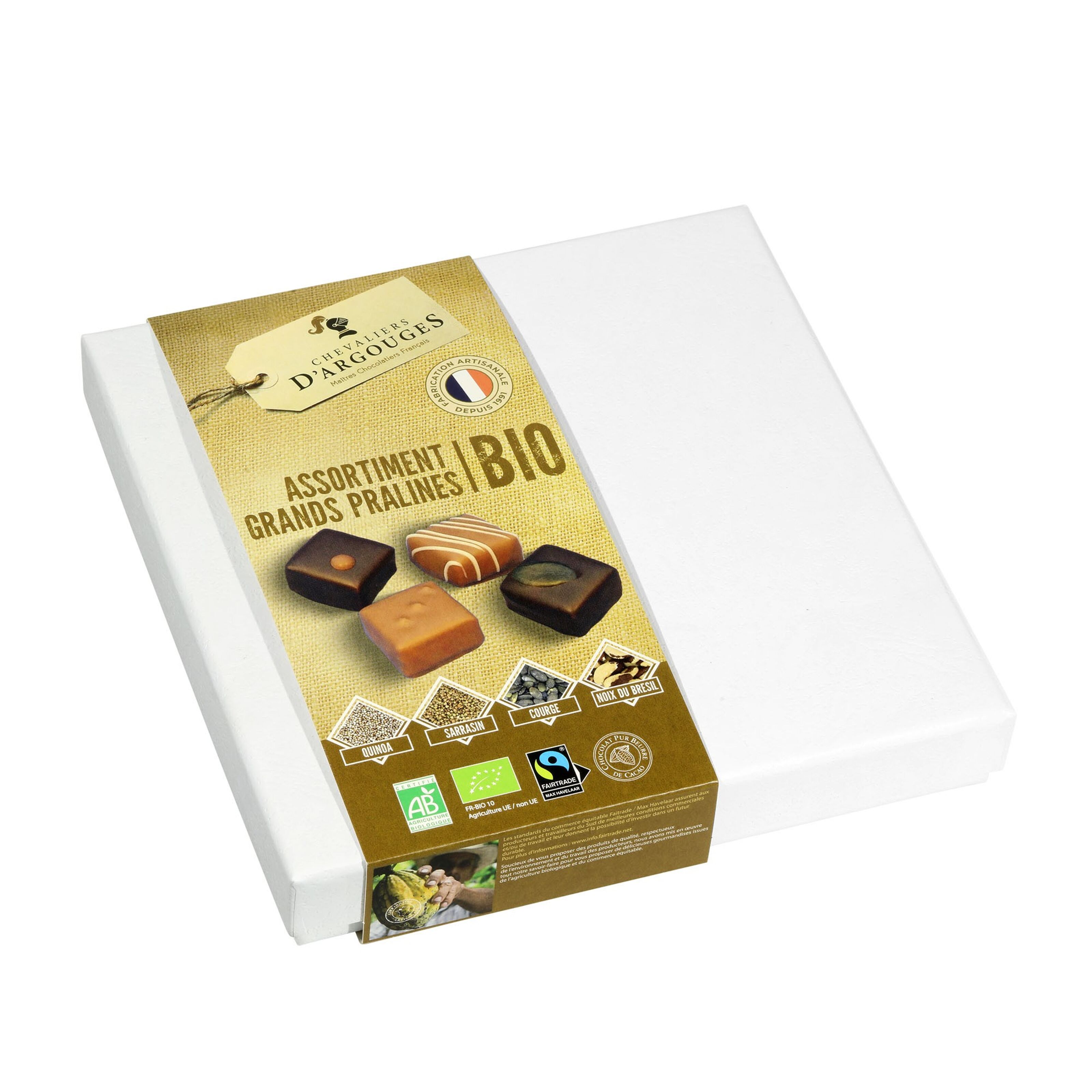 Coffret Chocolats Prestige 500g - Chocolats Fourrés Artisanaux