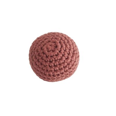 Crochet ball with rattle Tile NEW