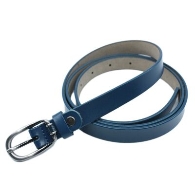 Thin women's split leather belt 750200