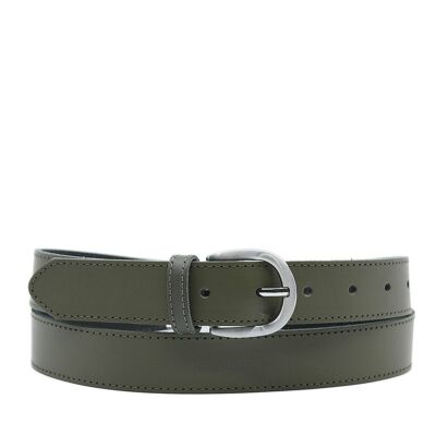 Women's leather belt made in France 5100130
