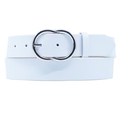 Women's wide leather belt 820