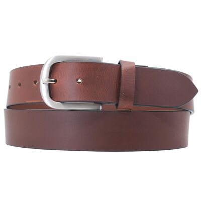 Wide belt in greasy buffalo leather PF02